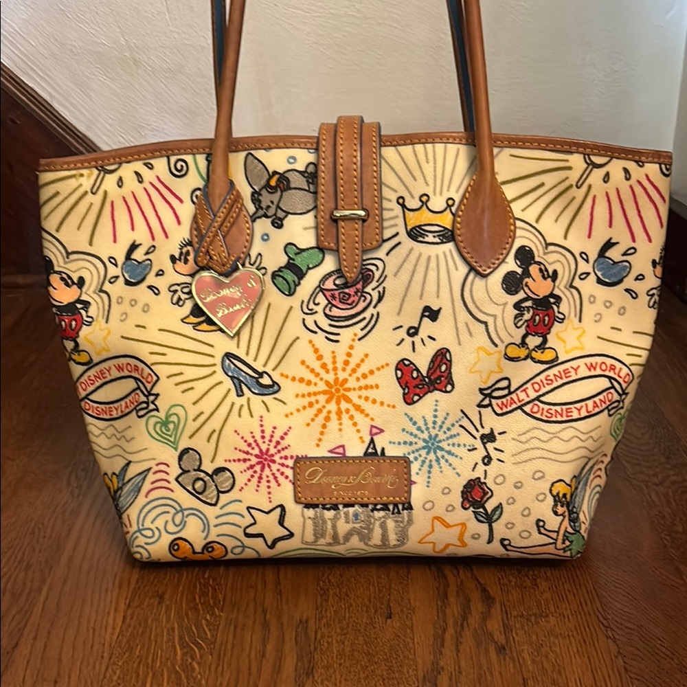 Dooney & Bourke Disney Parks Cream Tote Bag